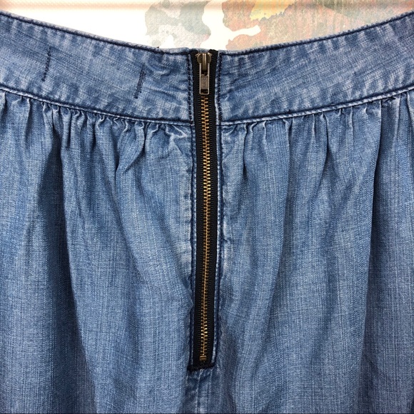 NWT Madewell Faded Indigo Skirt Size 10 - Picture 7 of 8